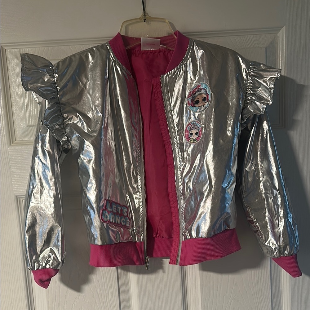 LOL Surprise Silver and Pink Kids Jacket